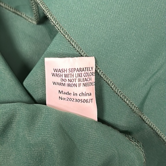 Women's Dress Sleeve Layer Hem Belted Short Dress V Neck Wrap A-Line Casual 2XL - Picture 11 of 11